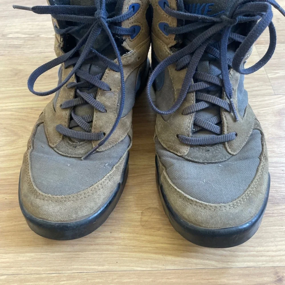 Vintage Nike ACG Caldera Hiking Boots Brown Blue Men's‎ 7 Korea Made 90s Y2K